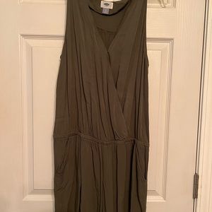 Old Navy Army Green Romper (Shorts)